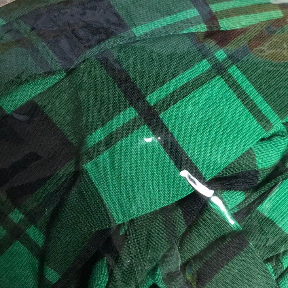 NEW MeUndies Green Plaid Adult Onesie Size S/XS  Unisex  NEW hoodie pockets